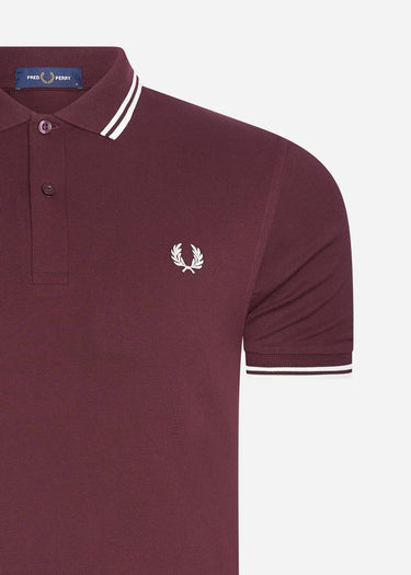 Fred Perry Polo's  Twin tipped fred perry shirt - oxblood 