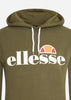 Ellesse Hoodies  SL gottero oh hoody - khaki 