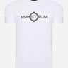 MA.Strum T-shirts  SS logo print tee - optic white 