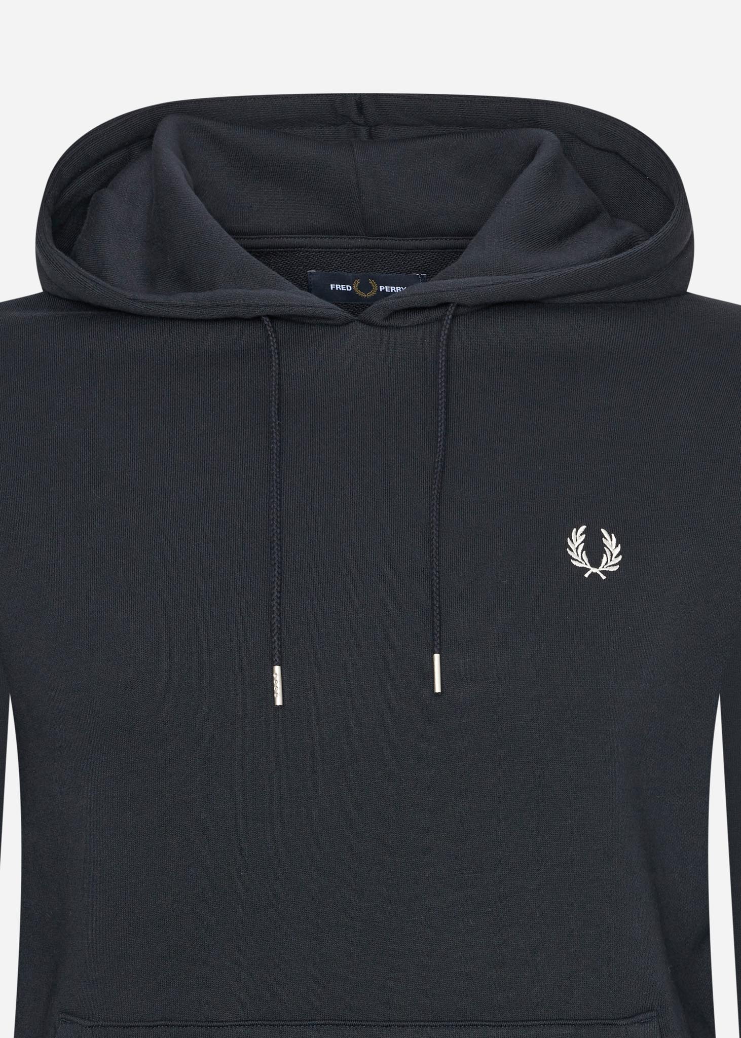 Fred Perry Hoodies  Tipped hooded sweatshirt - navy 