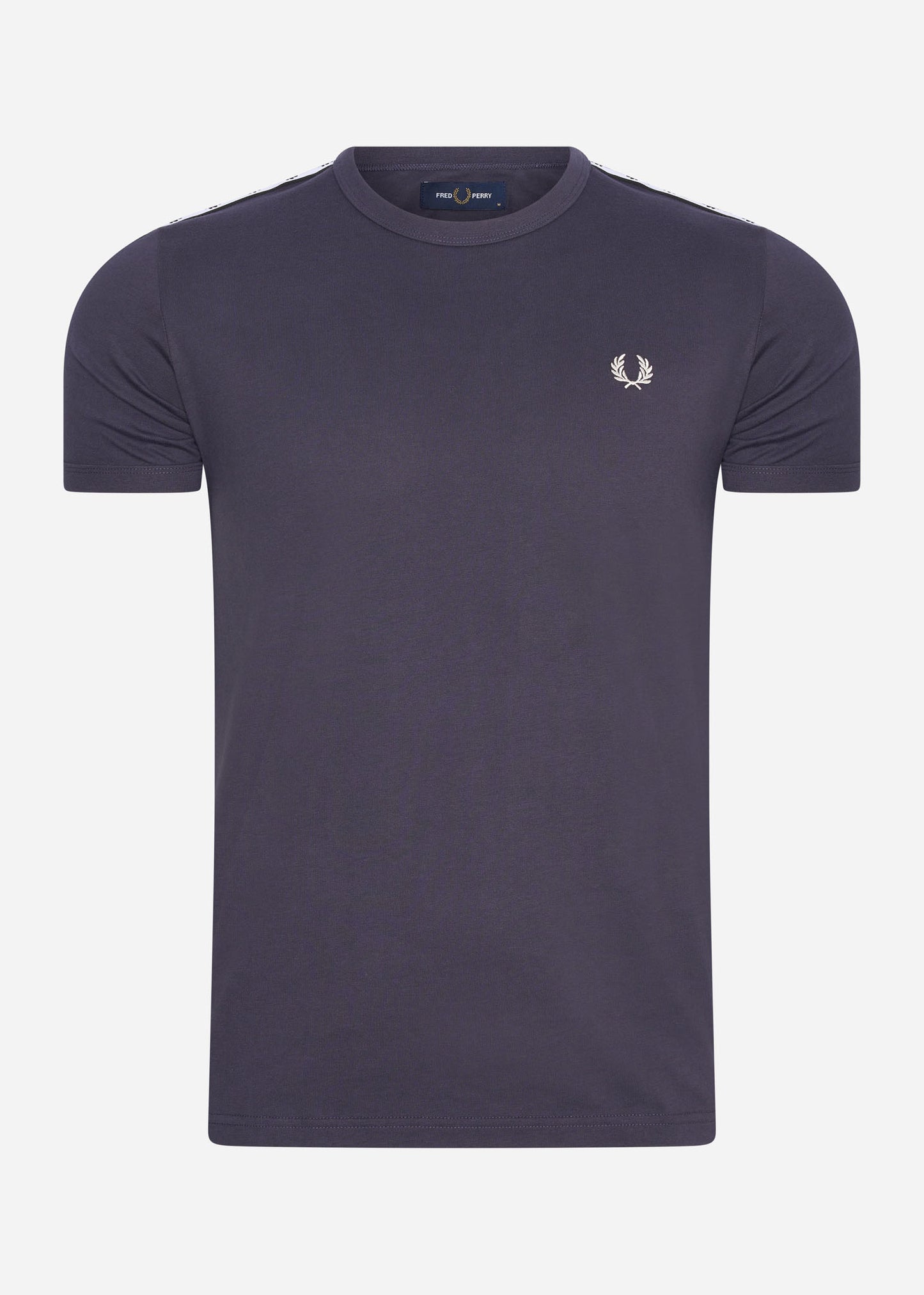 Fred Perry T-shirts  Taped ringer t-shirt - dark graphite 