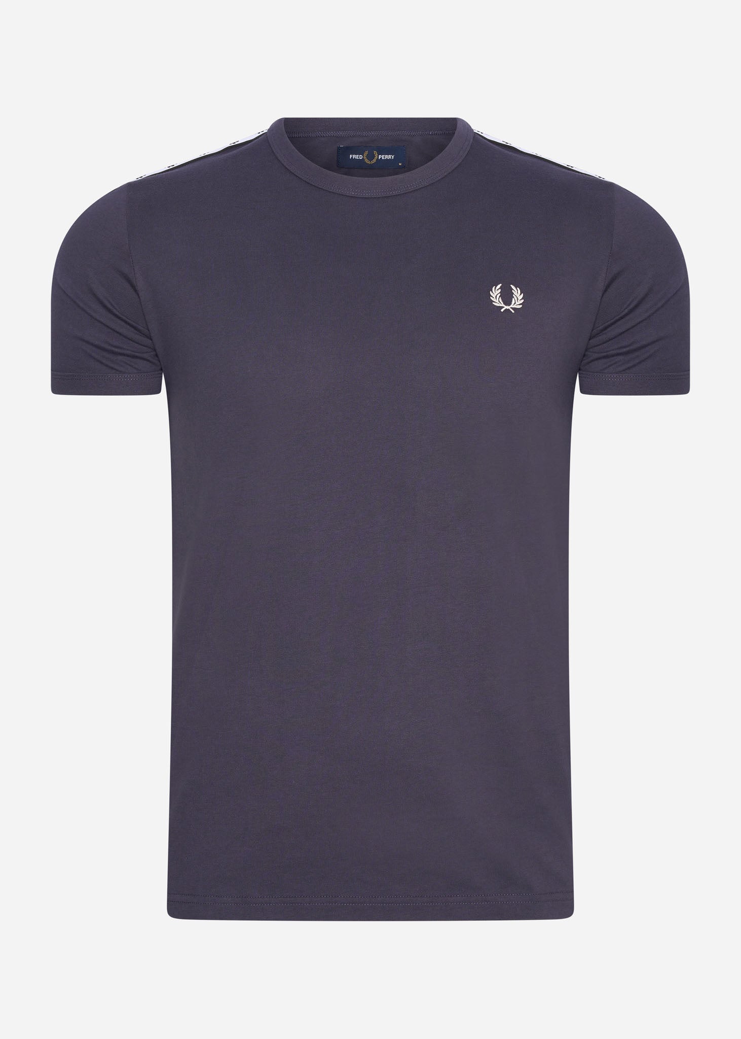 Fred Perry T-shirts  Taped ringer t-shirt - dark graphite 