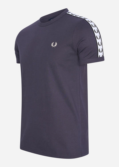 Fred Perry T-shirts  Taped ringer t-shirt - dark graphite 