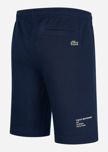 Lacoste Korte Broeken  Branded shorts - navy blue 