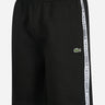 Lacoste Korte Broeken  Contrast stripe shorts - black 