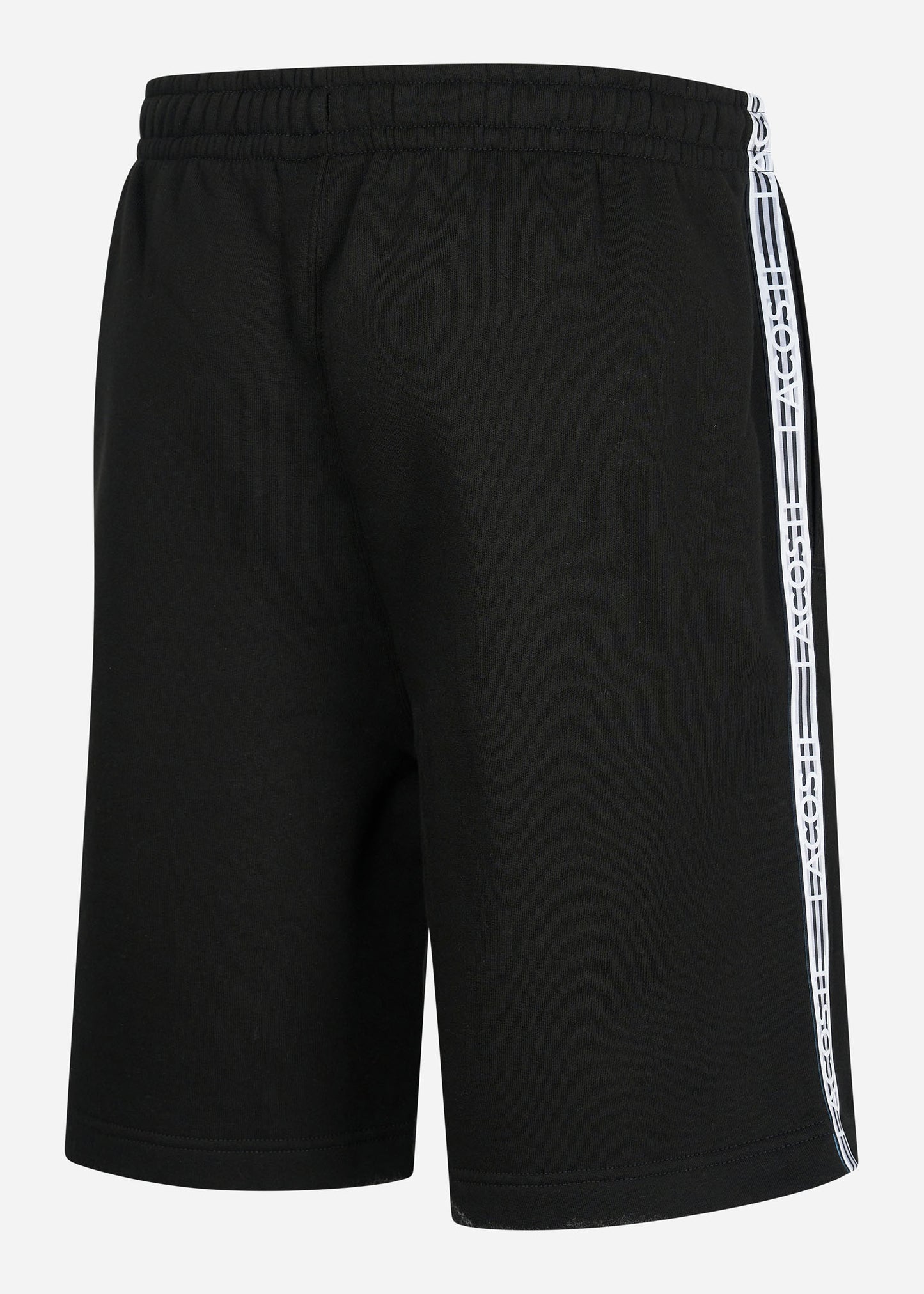Lacoste Korte Broeken  Contrast stripe shorts - black 