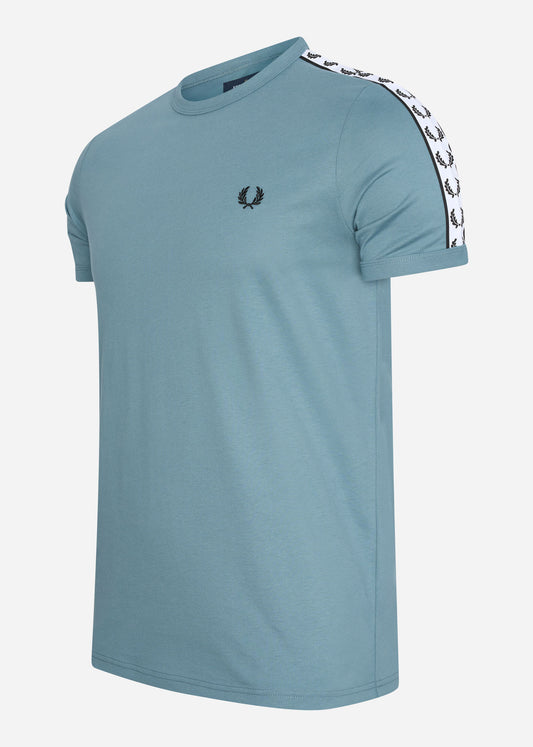 Fred Perry T-shirts  Taped ringer t-shirt - ash blue 