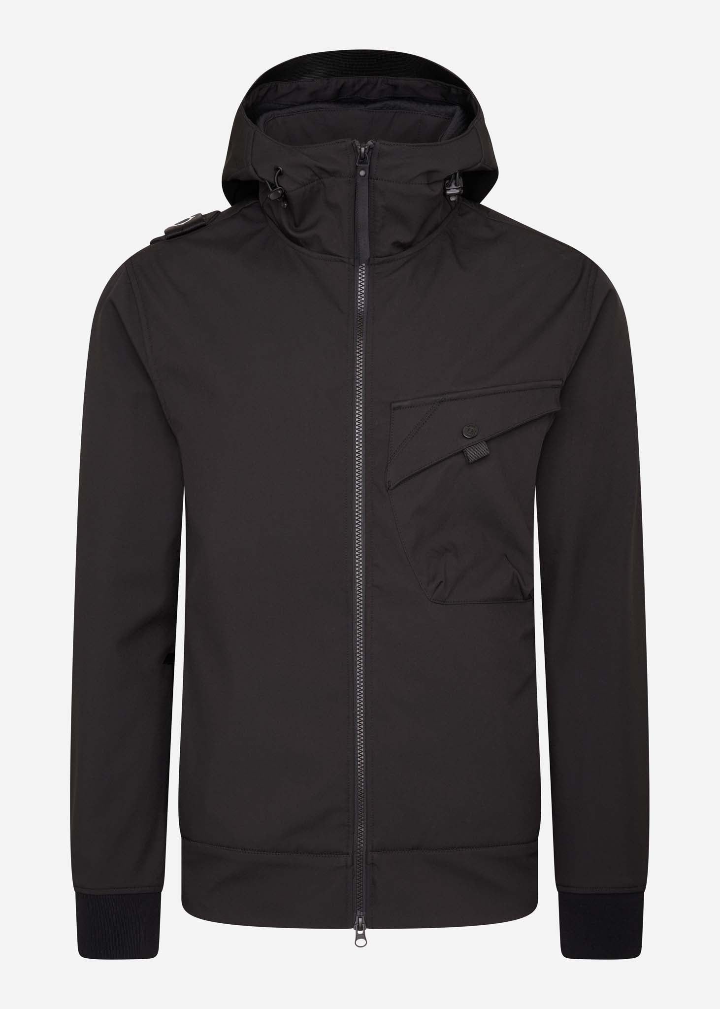 MA.Strum Jassen  Softshell jacket - jet black 