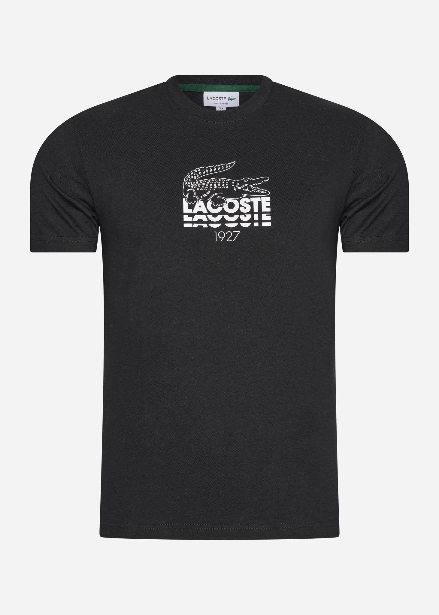 Lacoste T-shirts  Lacoste branding t-shirt - black 