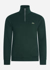 Lacoste Truien  Sweater half zip - sinople 