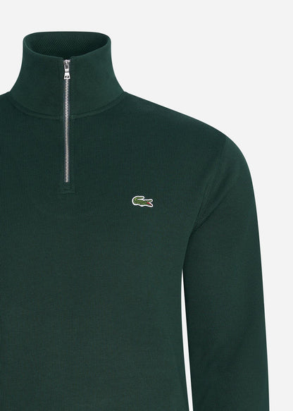 Lacoste Truien  Sweater half zip - sinople 