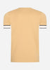 Fred Perry T-shirts  Tramline tipped pique t-shirt - desert 