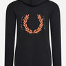 Fred Perry Hoodies  Laurel wreath hooded sweatshirt - black 