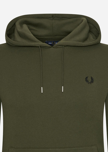 Fred Perry Hoodies  Tipped hooded sweatshirt - hunting green 