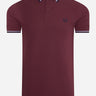Fred Perry Polo's  Twin tipped fred perry shirt - aubergine 