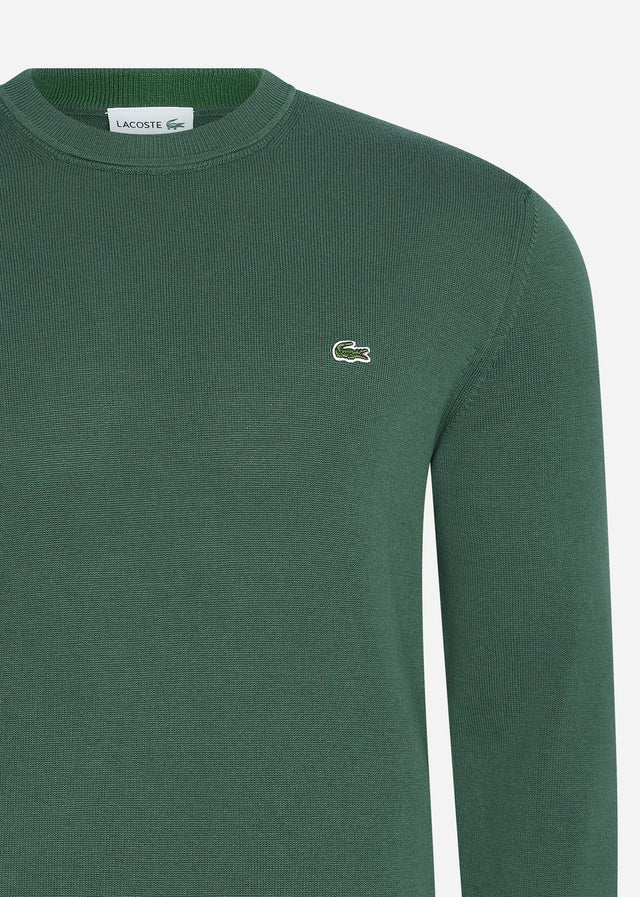 Lacoste Pullover  Cotton sweater - garden green 