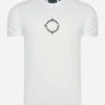 MA.Strum T-shirts  SS logo print tee - illusion blue 