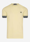 Fred Perry T-shirts  Abstract cuff t-shirt - lemon sorbet 