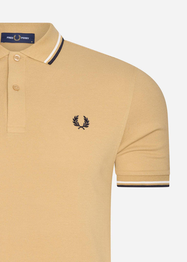 Fred Perry Poloshirts  Twin tipped fred perry shirt - desert 