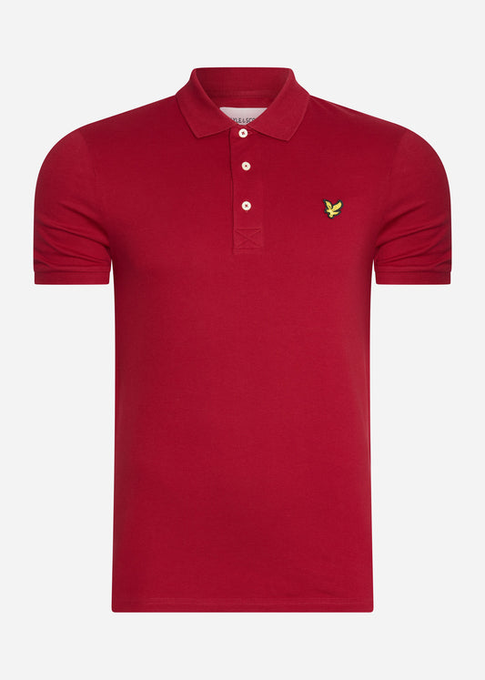 Lyle & Scott Polo's  Plain polo shirt - tunnel red 