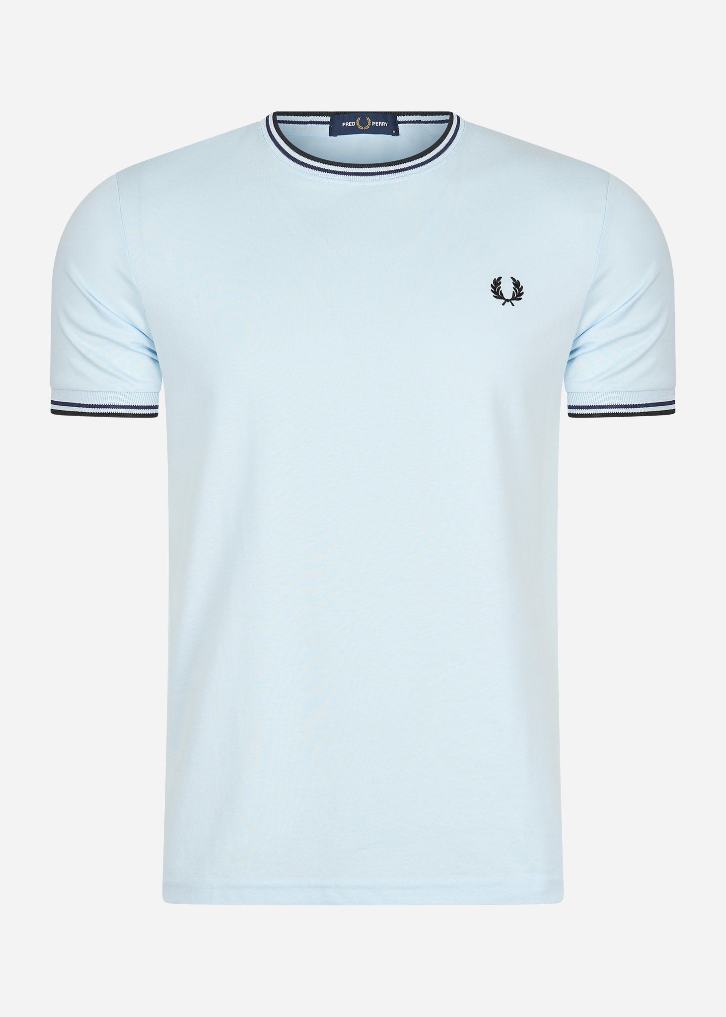 Fred Perry T-shirts  Twin tipped t-shirt - light ice 