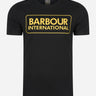 Barbour International T-shirts  Essential large logo tee - black 