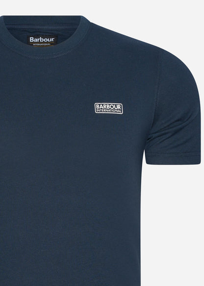 Barbour International T-shirts  Small logo tee - international navy 