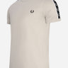 Fred Perry T-shirts  Taped ringer t-shirt - concrete black 