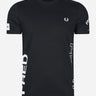 Fred Perry T-shirts  Bold branding t-shirt - black 