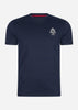 Hackett London T-shirts  Heritage logo tee - navy blazer 