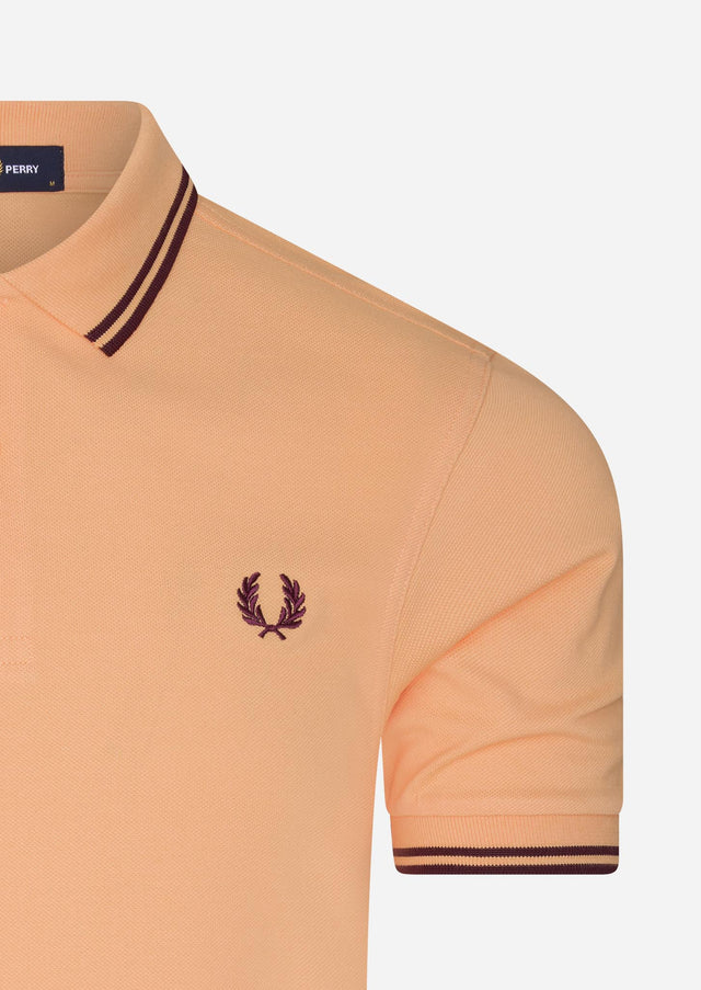 Fred Perry Poloshirts  Twin tipped fred perry shirt - light coral 
