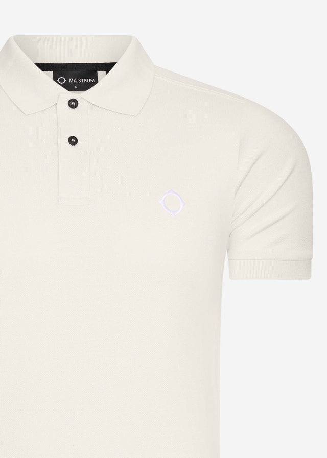 MA.Strum Poloshirts  SS pique polo - aluminium 