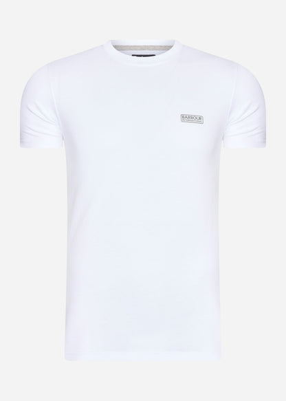 Barbour International T-shirts  Small logo tee - white 