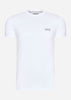 Barbour International T-shirts  Small logo tee - white 