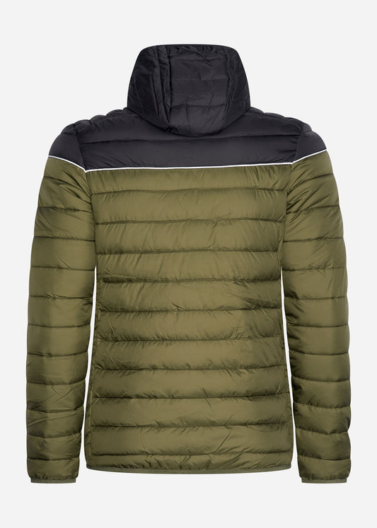 Ellesse Jassen  Lombardy 2 padded jacket - black khaki 