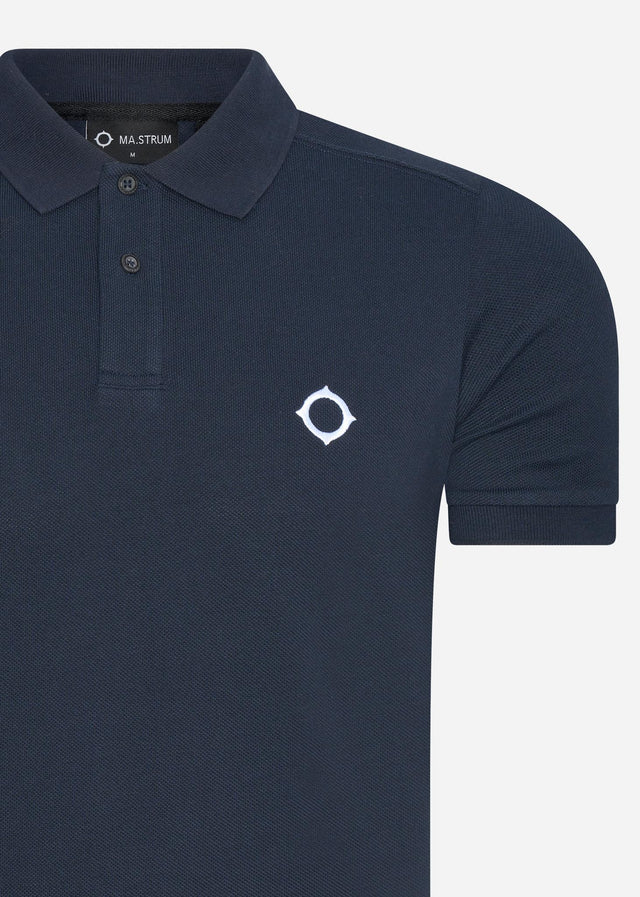 MA.Strum Poloshirts  SS pique polo - ink navy 