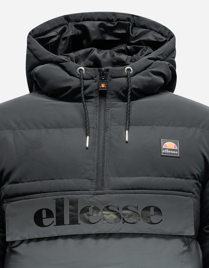 Ellesse Jassen  Pilazzo oh jacket - black silver reflective 