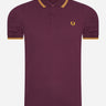 Fred Perry Polo's  Twin tipped fred perry shirt - mahogany maize 