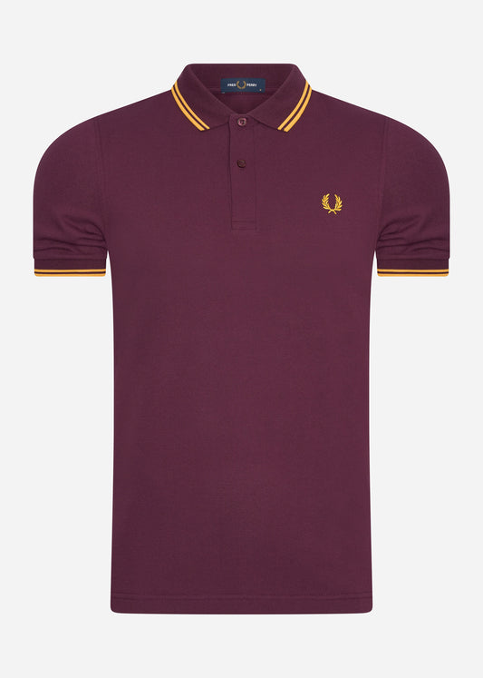 Fred Perry Polo's  Twin tipped fred perry shirt - mahogany maize 