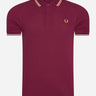 Fred Perry Polo's  Twin tipped fred perry shirt - tawny port gold gold 