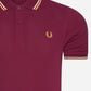Fred Perry Polo's  Twin tipped fred perry shirt - tawny port gold gold 