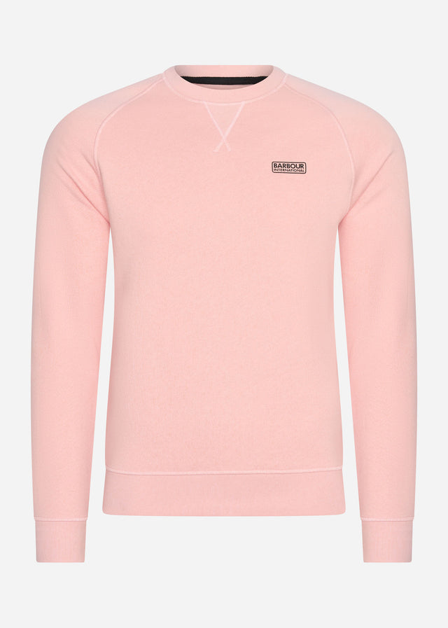 Barbour International Pullover  Essential crew sweat - pink cinder 
