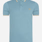 Fred Perry Polo's  Twin tipped fred perry shirt - ash blue ecru gold 