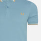 Fred Perry Polo's  Twin tipped fred perry shirt - ash blue ecru gold 