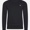 Fred Perry Truien  Crew neck sweatshirt - black 