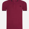 Fred Perry Polo's  Twin tipped fred perry shirt - tawny port 