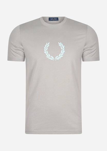 Fred Perry T-shirts  Laurel wreath graphic t-shirt - limestone 