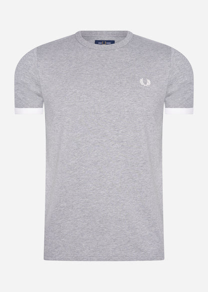 Fred Perry T-shirts  Ringer t-shirt - steel marl 