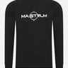 MA.Strum Longsleeve Tees  LS logo print tee - jet black 