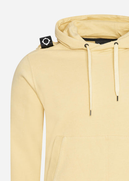 MA.Strum Hoodies  Core overhead hoody- mellow yellow 